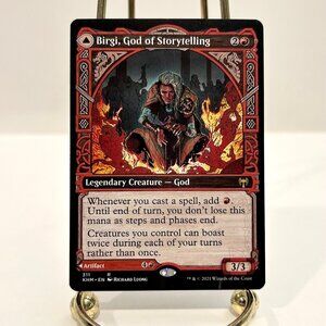 Birgi, God of Storytelling (Showcase) Kaldheim Variants Pack Fresh Mint MTG